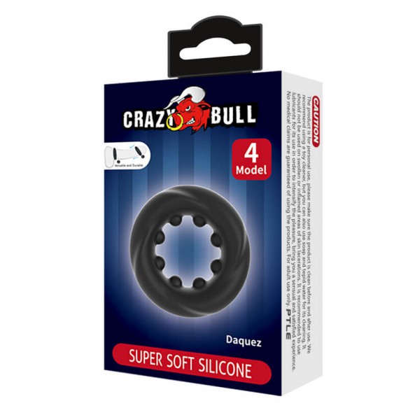 CRAZY BULL - Daquez Super Soft Silicon Male Delay Cock Rings (Model 4) CRAZY BULL - Daquez Super Soft Silicon Male Delay Cock Rings (Model 4)